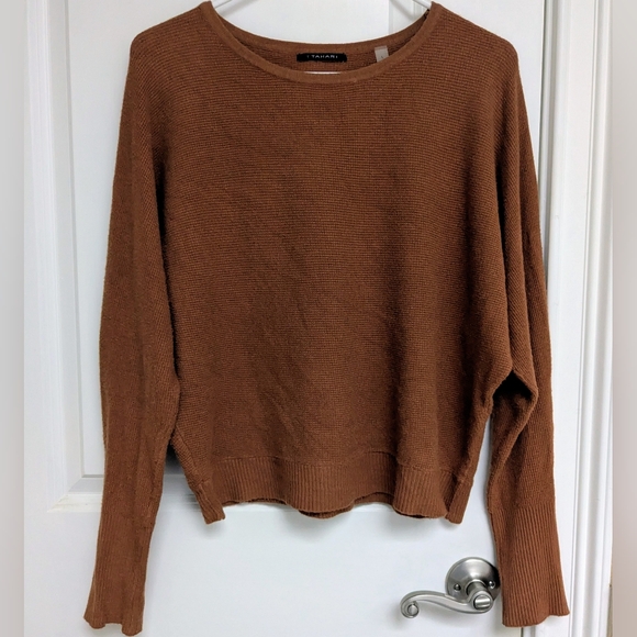 Tahari Sweaters - Tahari Autumn Orangish Brown Sweater - size L